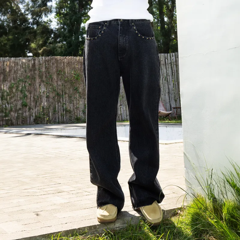 WHOOSIS Jeans Unisex Black-2