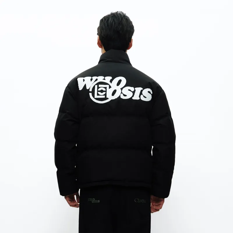 WHOOSIS Down Jacket Unisex Black-1
