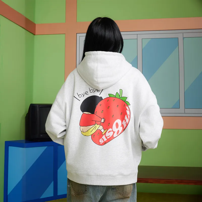 Crayon Shinchan X WHOOSIS X Crayon Shin chan Collaboration Series Sweatshirts Unisex-3