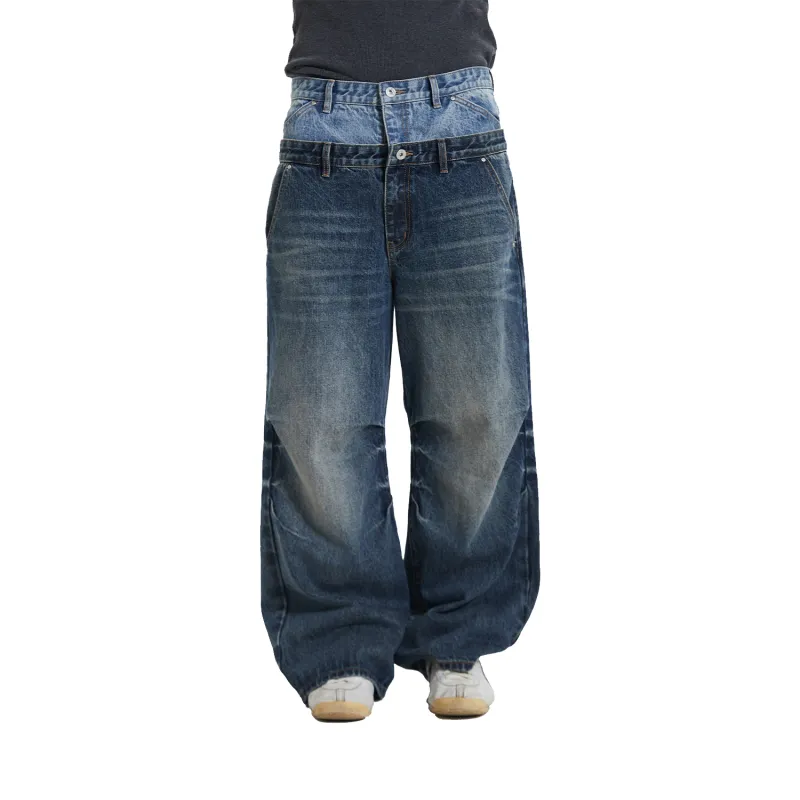 WHOOSIS Jeans Unisex Blue-2