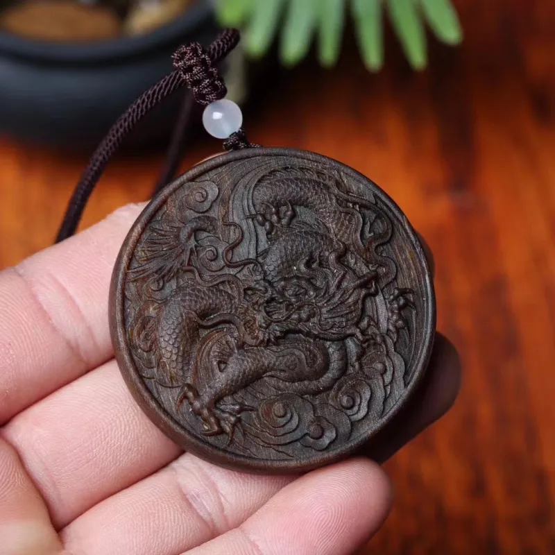 BANJIANSHANFANG Agarwood Pendants Men's-6