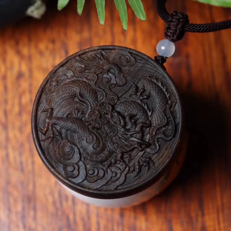 BANJIANSHANFANG Agarwood Pendants Men's-4