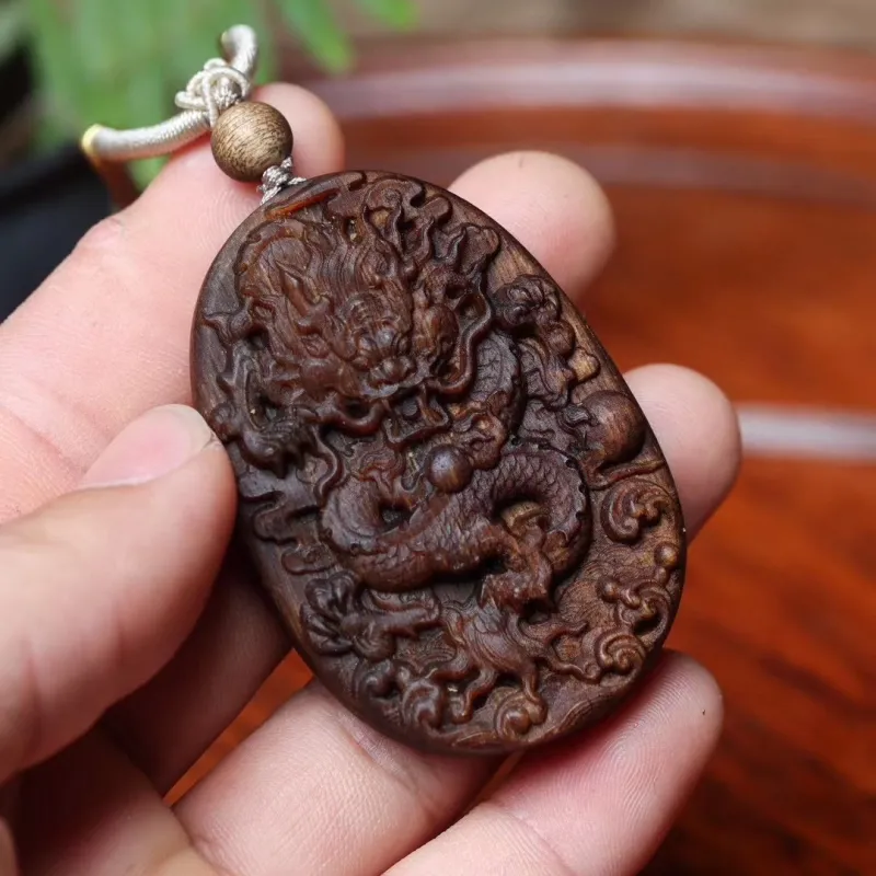 BANJIANSHANFANG Agarwood Precious Wood Pendants Unisex-5