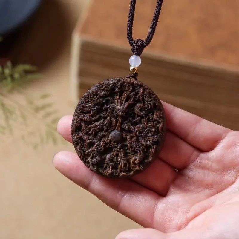 BANJIANSHANFANG Agarwood Pendants Unisex-2