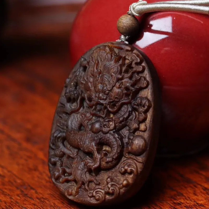 BANJIANSHANFANG Agarwood Precious Wood Pendants Unisex-4
