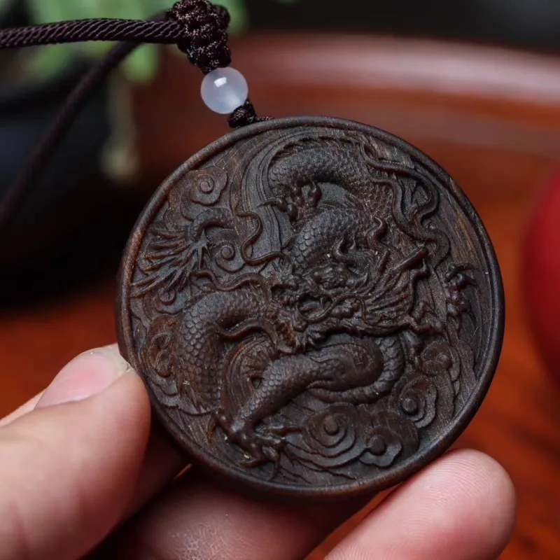 BANJIANSHANFANG Agarwood Pendants Men's-3
