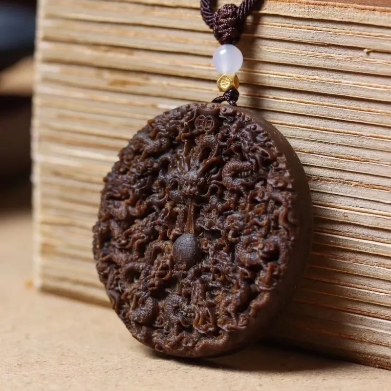 BANJIANSHANFANG Agarwood Pendants Unisex-3