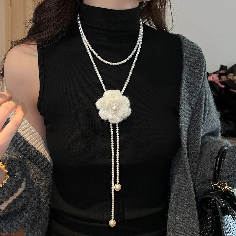 PANDUONA Pearl Necklaces Women's-2