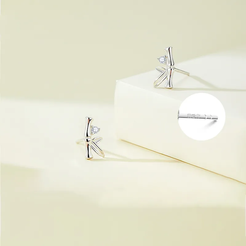 PRP S925 Silver Stud Earrings Women's-1