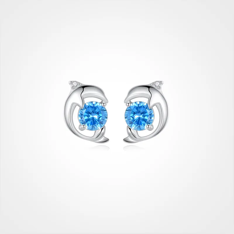 PRP S925 Silver Stud Earrings Women's-1