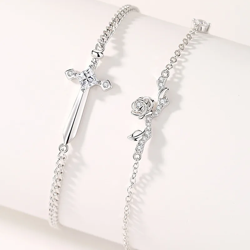 P&N S925 Silver Bracelets Unisex-3