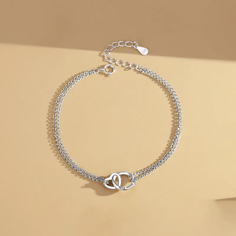 P&N S925 Silver Bracelets Unisex-6