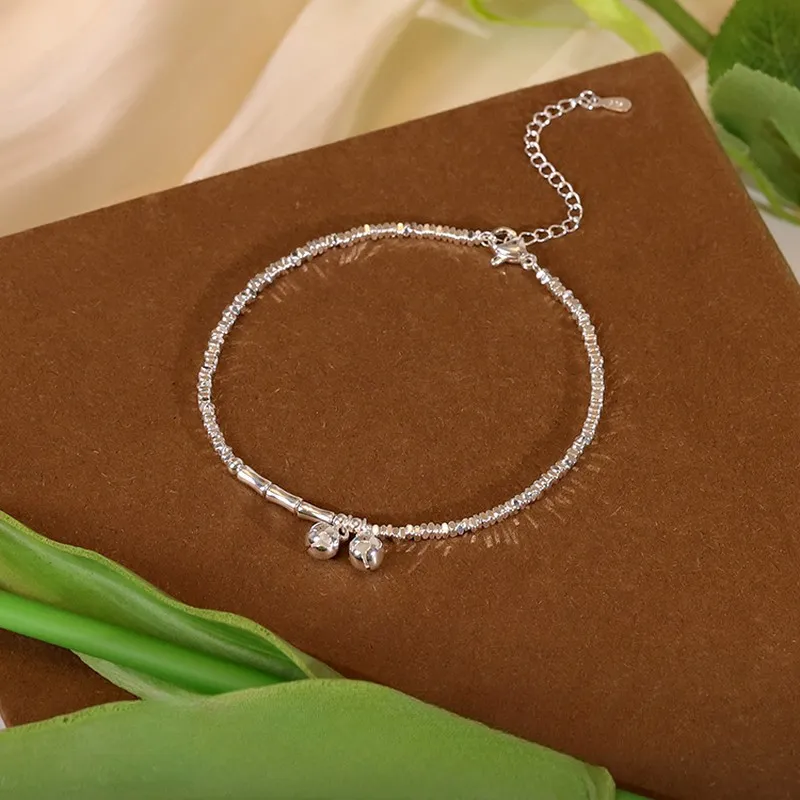 P&N S925 Silver Anklets Women's-1