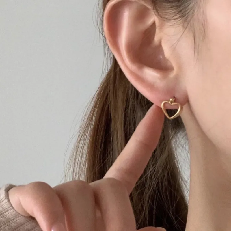 P&N S925 Silver Stud Earrings Women's-6