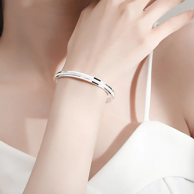 PRP S999 Fine Silver Sterling Silver Bracelets Unisex-1