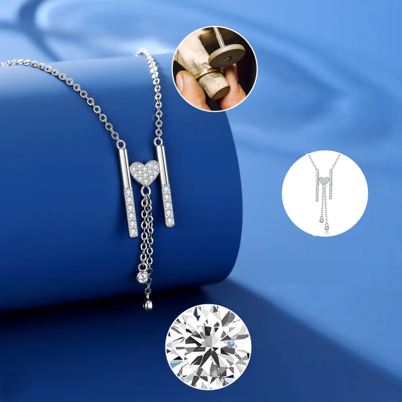 PRP S925 Silver Necklaces Women's-3