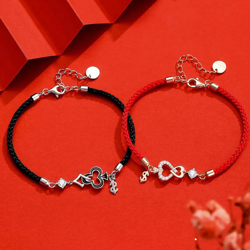 P&N S925 Silver Bracelets Unisex-2