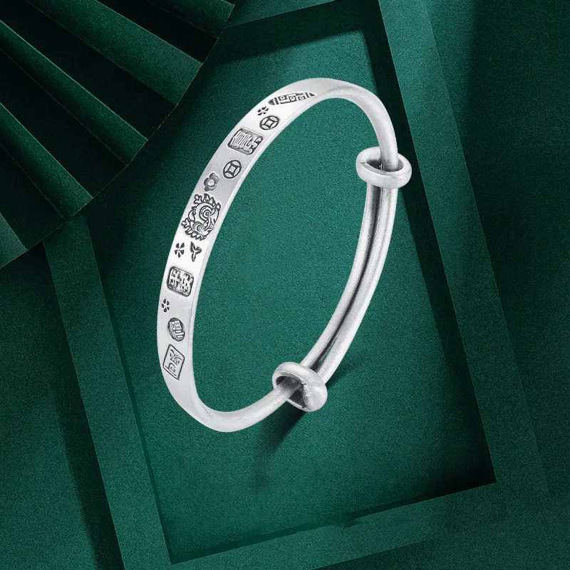 PRP S999 Fine Silver Sterling Silver Bracelets Kids'-4