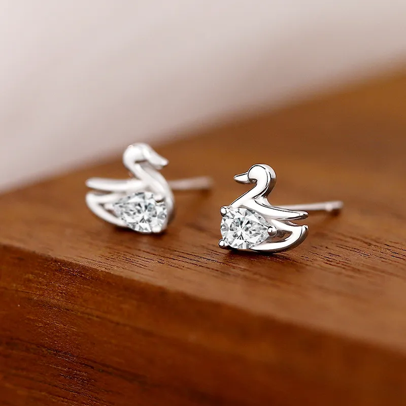 PRP S999 Fine Silver Stud Earrings Women's-3