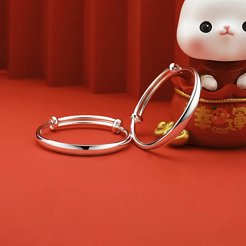 PRP S999 Fine Silver Bangles Kids'-1