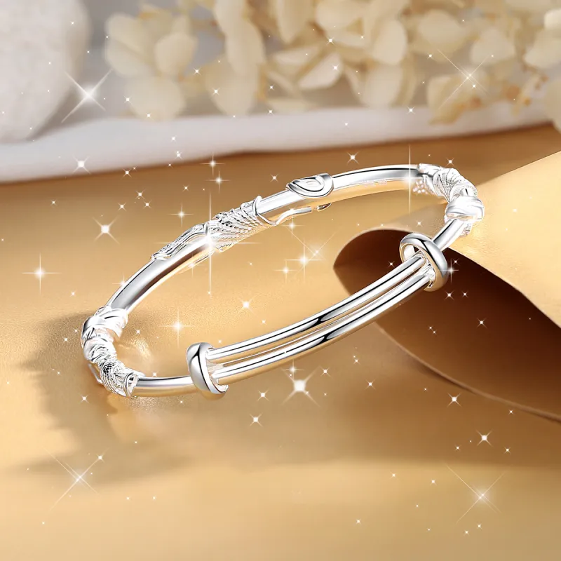 PRP S999 Fine Silver Bangles Women's-3
