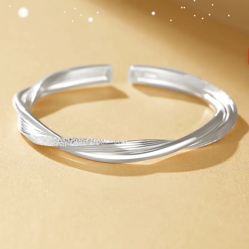 PRP S999 Fine Silver Bangles Unisex-4