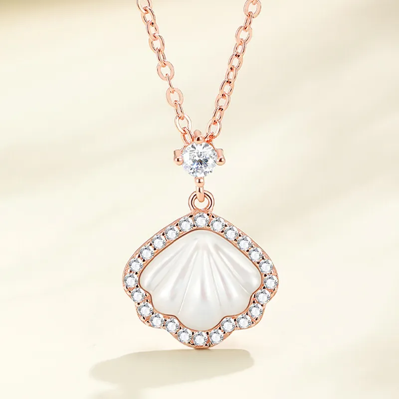 PRP S925 Silver Necklaces Women's Silver White-2