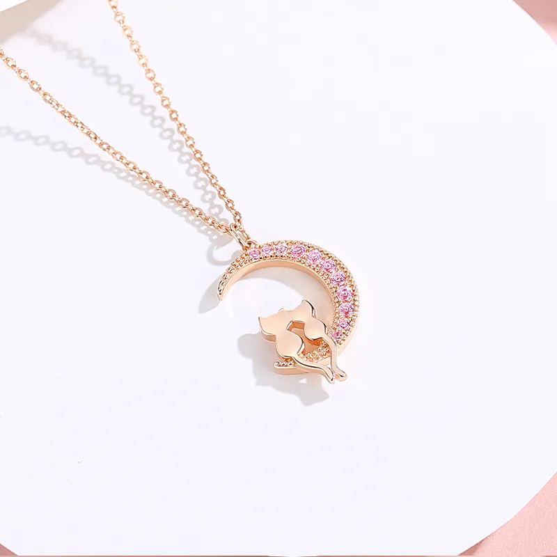 P&N S925 Silver Necklaces Women's-3