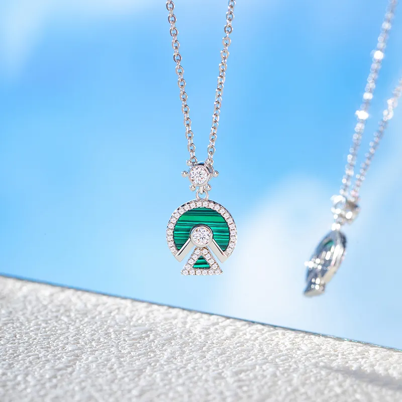 P&N Malachite Necklaces Women's-3