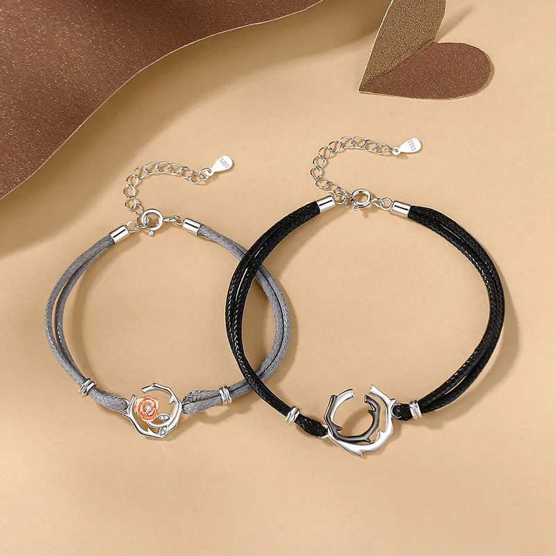 P&N S925 Silver Bracelets Unisex-2