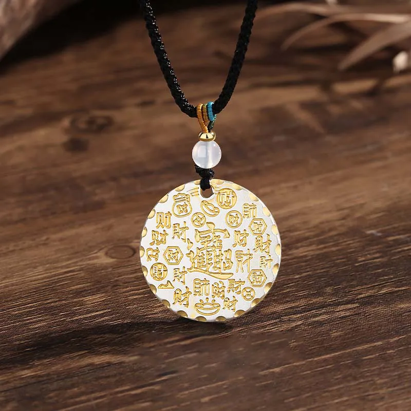 PRP S999 Fine Silver Collarbone Chain Necklace Unisex-2