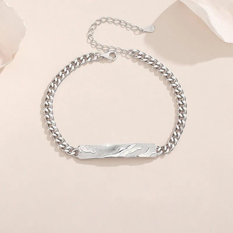 P&N S925 Silver Bracelets Unisex-5