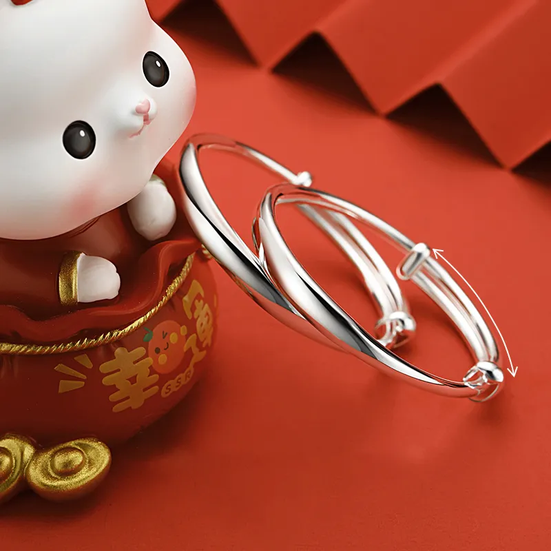 PRP S999 Fine Silver Bangles Kids'-2