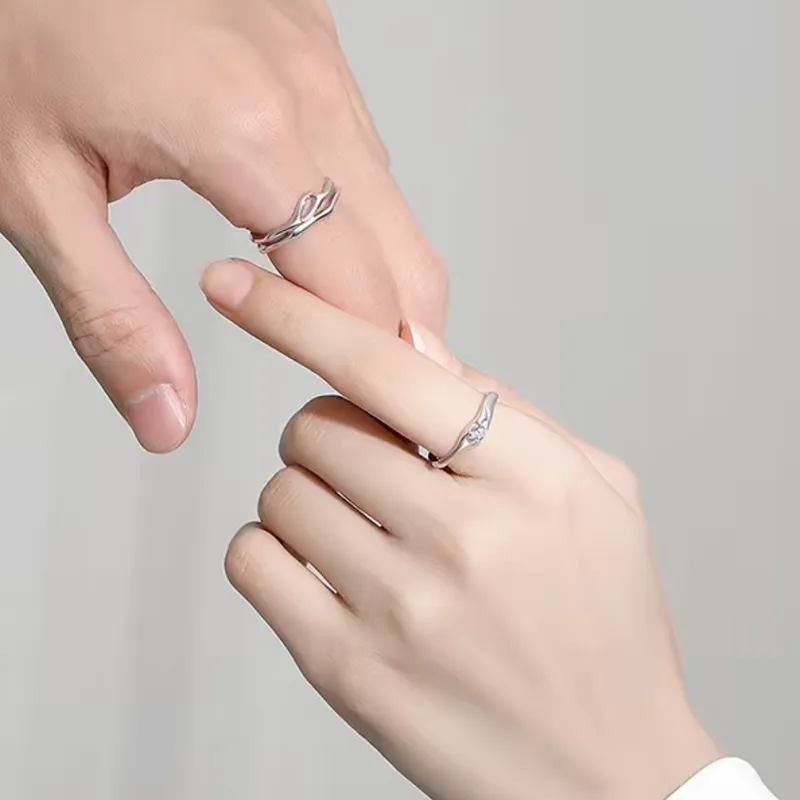 P&N S999 Fine Silver Rings Unisex-2