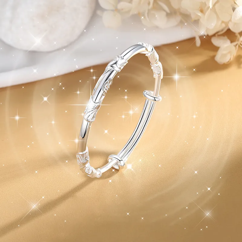 PRP S999 Fine Silver Bangles Women's-1