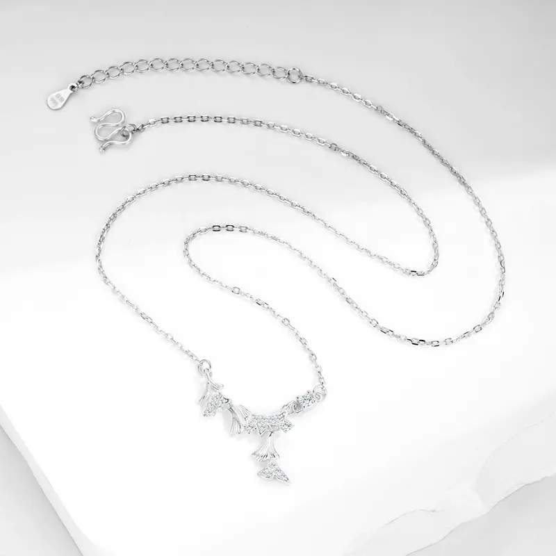 PRP S999 Fine Silver Necklaces Women's-4
