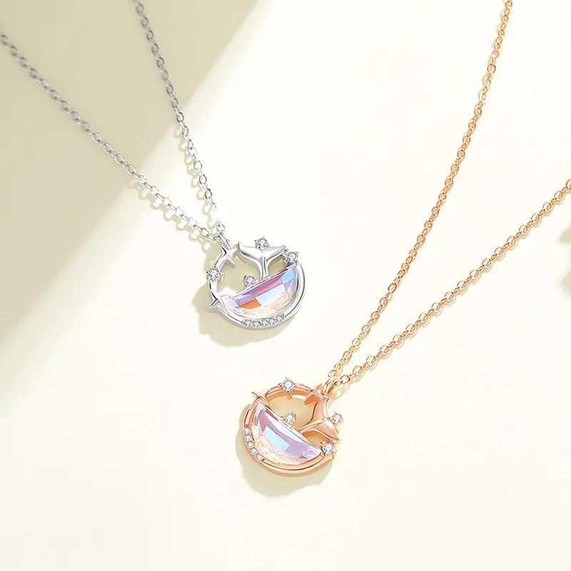 P&N S925 Silver Necklaces Women's-7