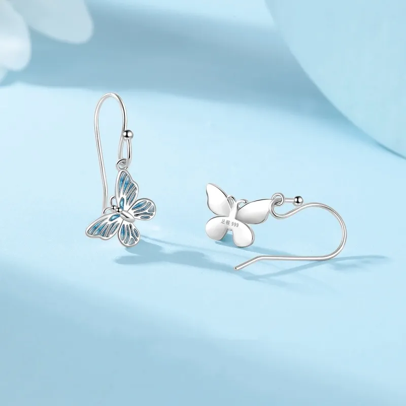 P&N S999 Fine Silver Earrings Women's-3