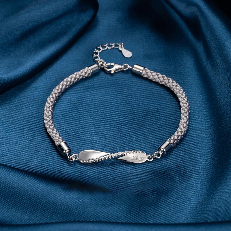P&N S925 Silver Bracelets Unisex-6