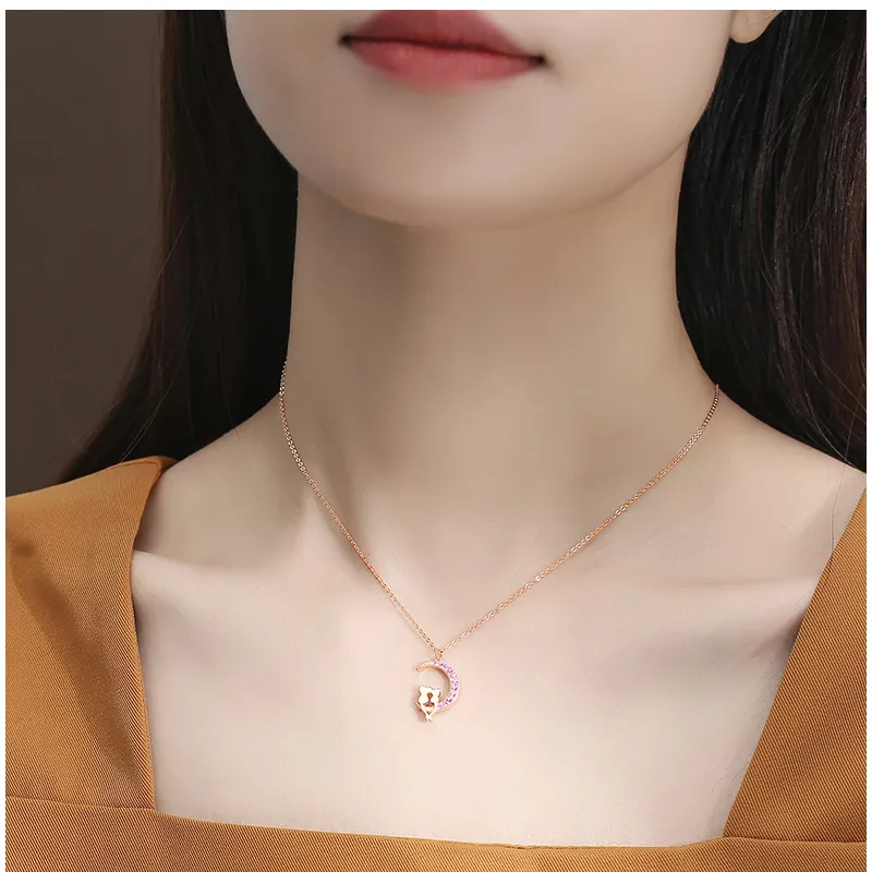 P&N S925 Silver Necklaces Women's-4