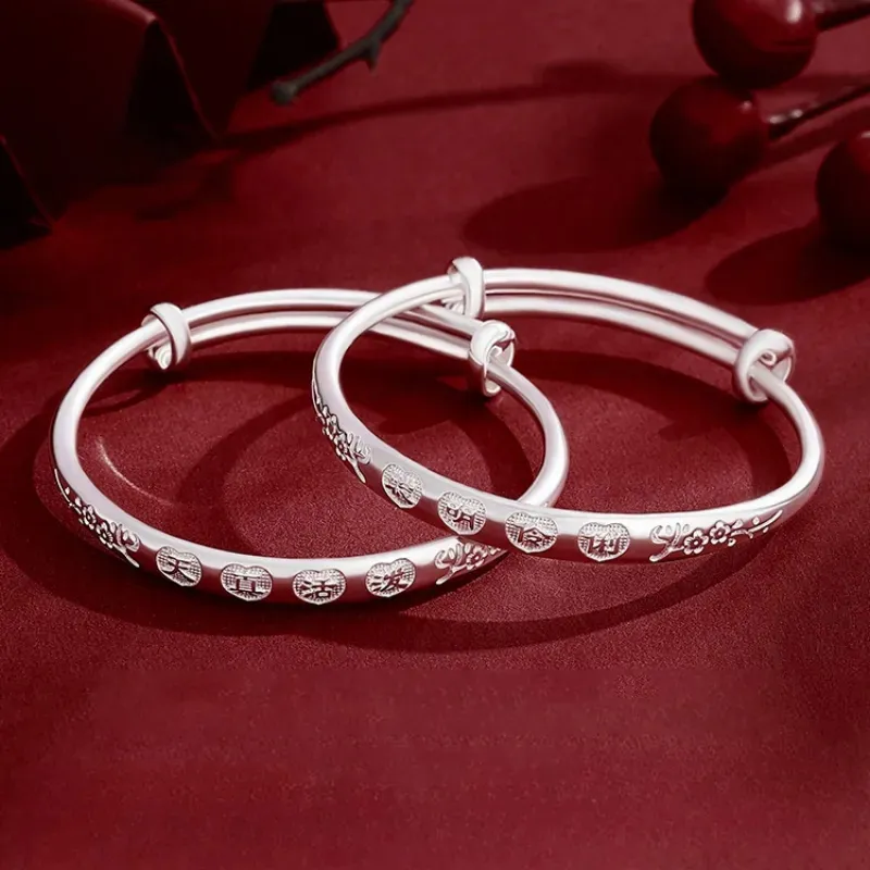 PRP S999 Fine Silver Sterling Silver Bracelets Kids'-2