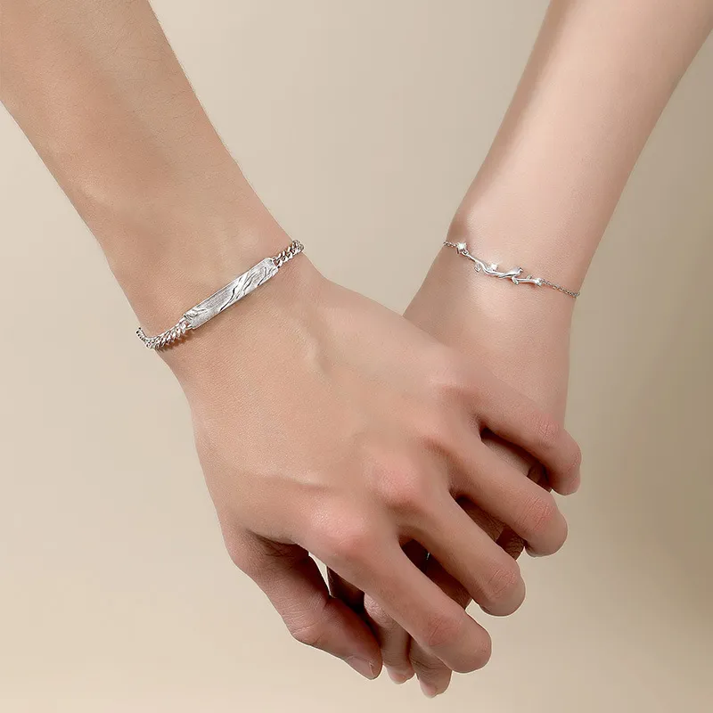 P&N S925 Silver Bracelets Unisex-2