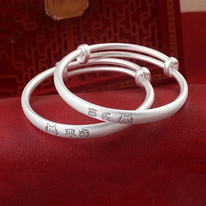 PRP S999 Fine Silver Bangles Kids'-4