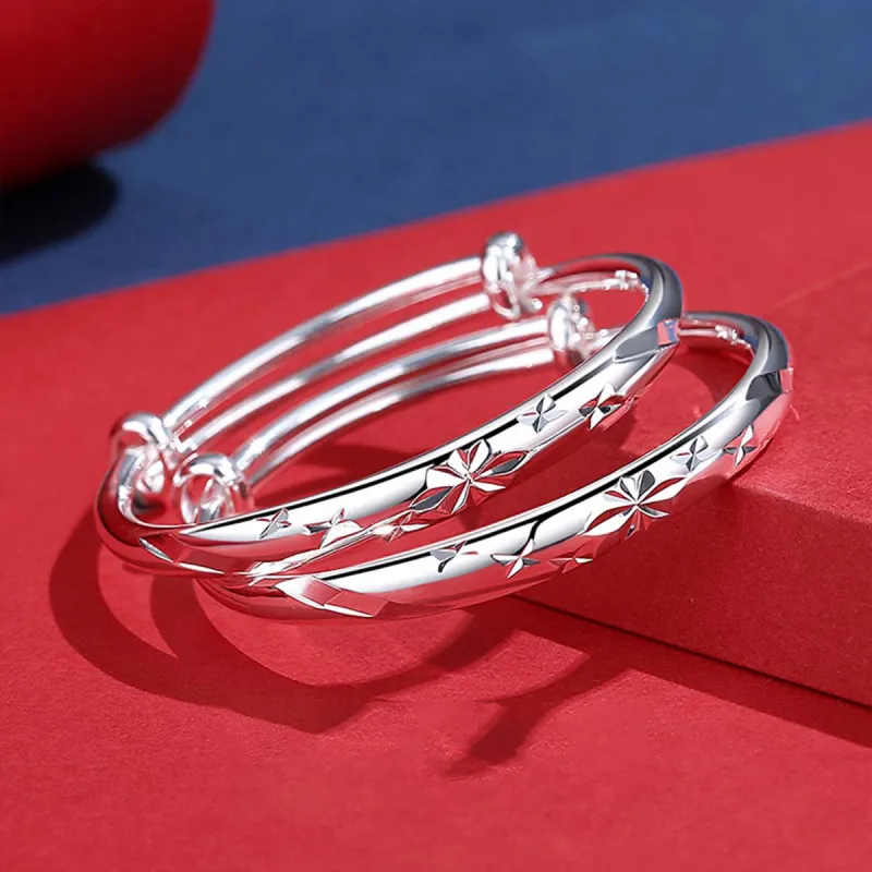 PRP S999 Fine Silver Bangles Kids'-1