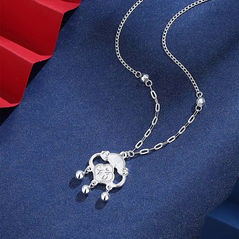 P&N S999 Fine Silver Necklaces Women's-4