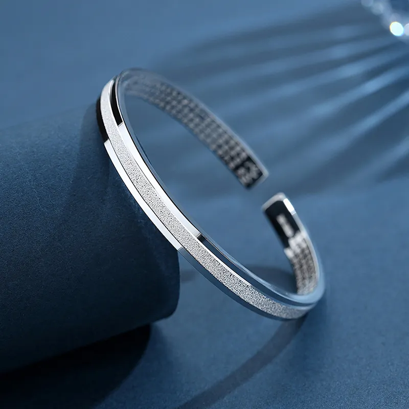 PRP S999 Fine Silver Sterling Silver Bracelets Unisex-4
