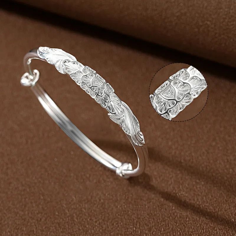 PRP S999 Fine Silver Bangles Women's-2