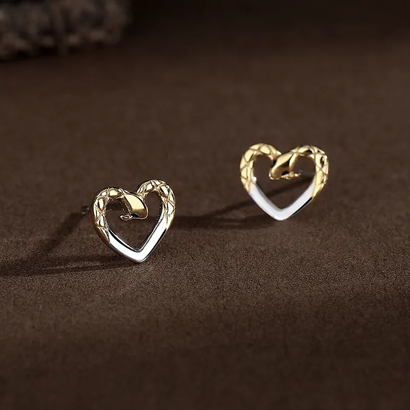 P&N S999 Fine Silver Stud Earrings Women's-2