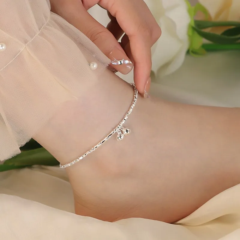 P&N S925 Silver Anklets Women's-3
