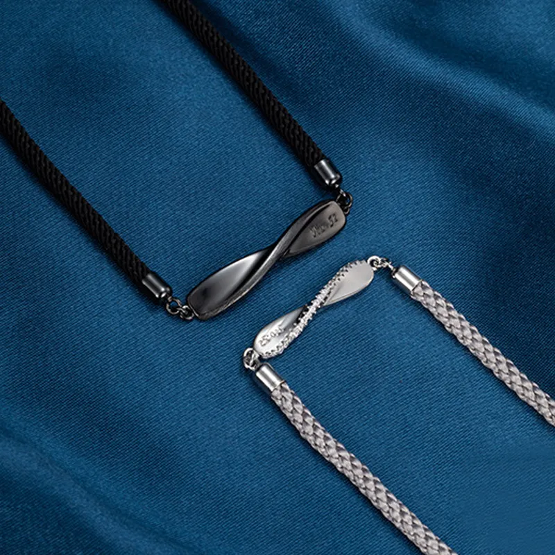P&N S925 Silver Bracelets Unisex-1